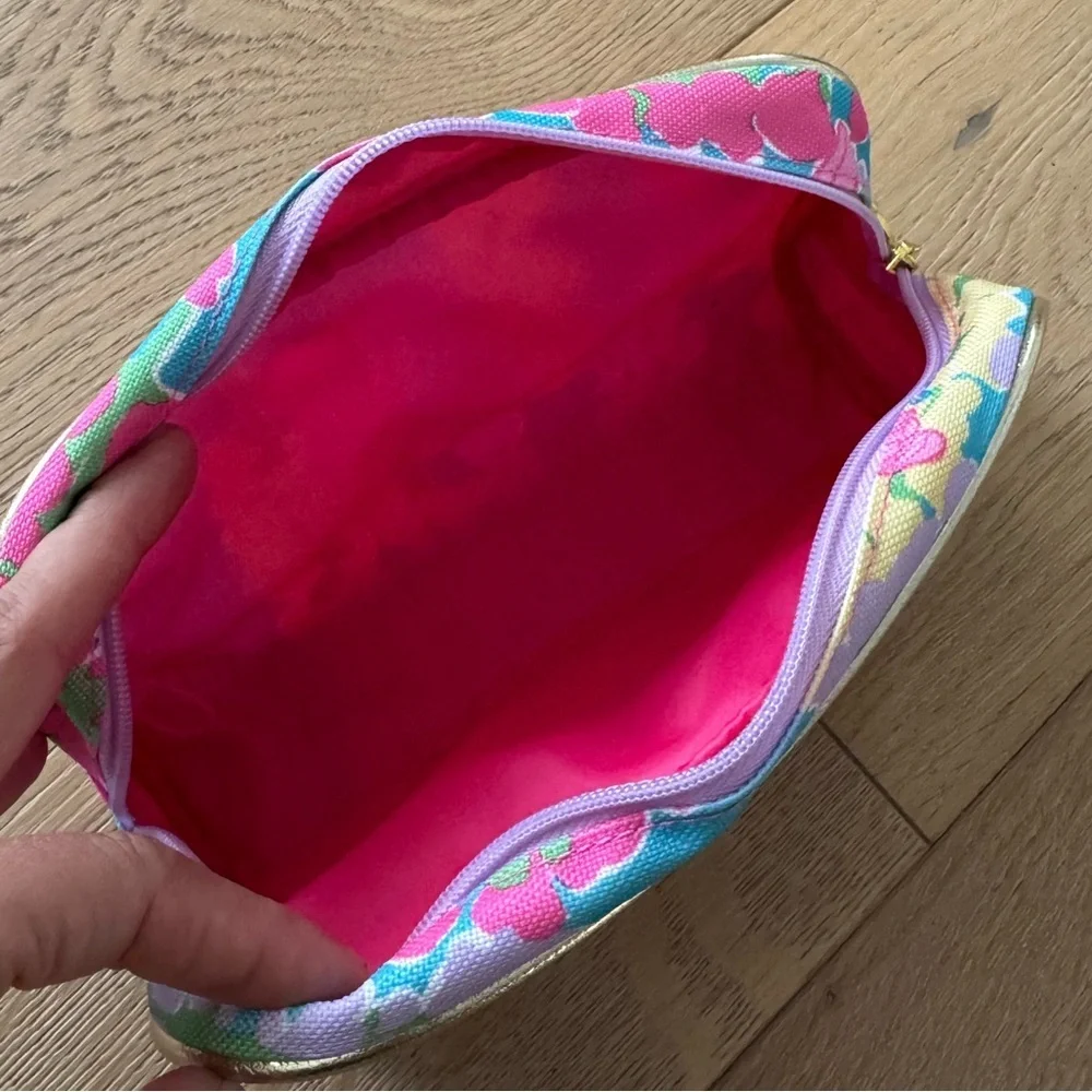 Lilly Pulitzer x Estée Lauder Floral Cosmetic Bag Makeup Pouch Travel Case